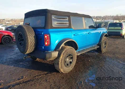 2021 Ford Bronco Wildtrak z USA, uszkodzony, nr VIN 1FMEE5DP8MLA61821